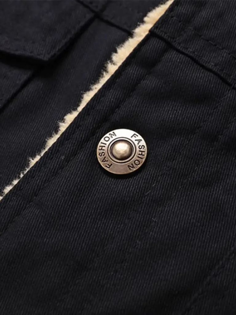 Retro Fleece Bomber Jacket - Leviana