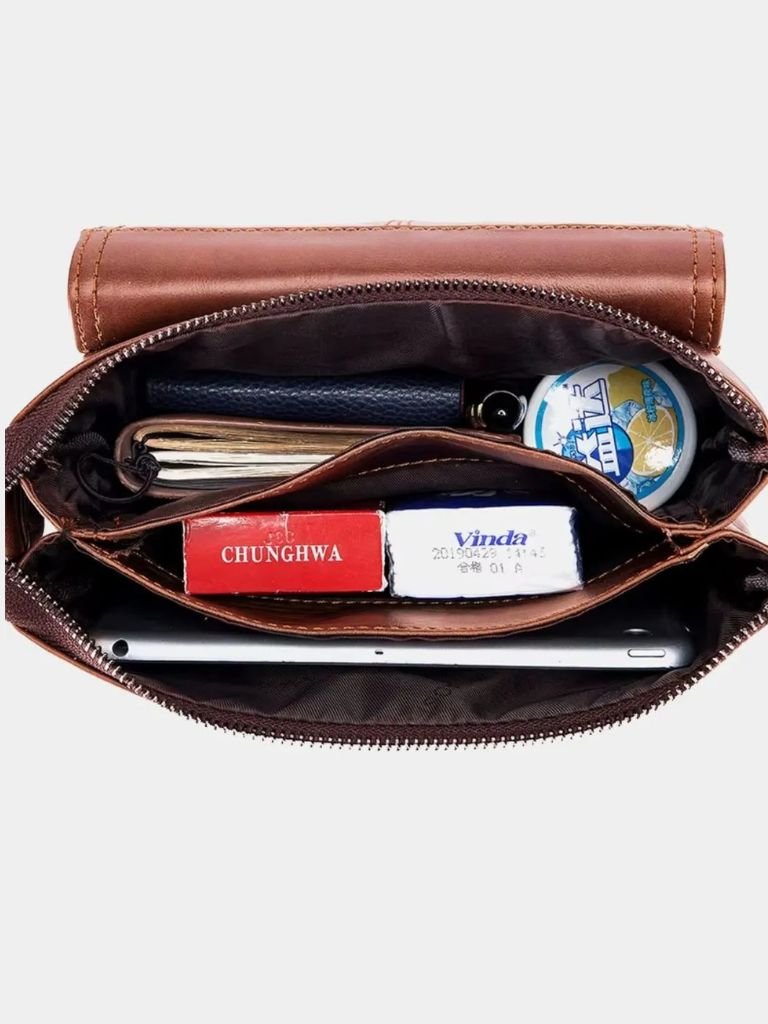 Leviana Classic Leather Shoulder Bag