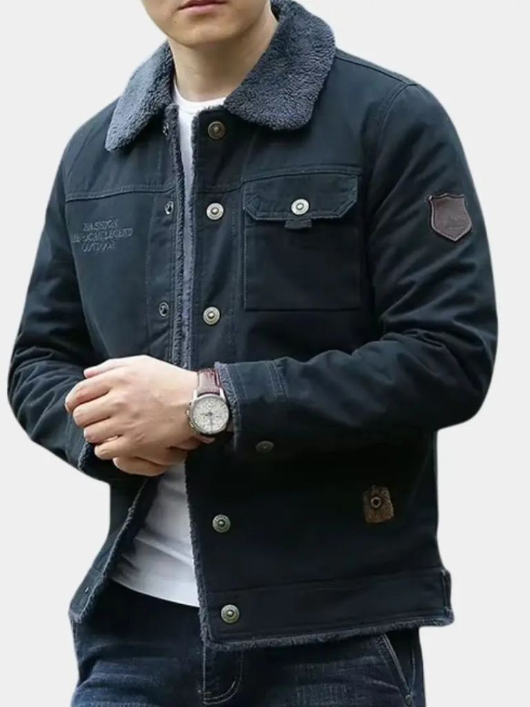Retro Military Aviator Jacket - Leviana