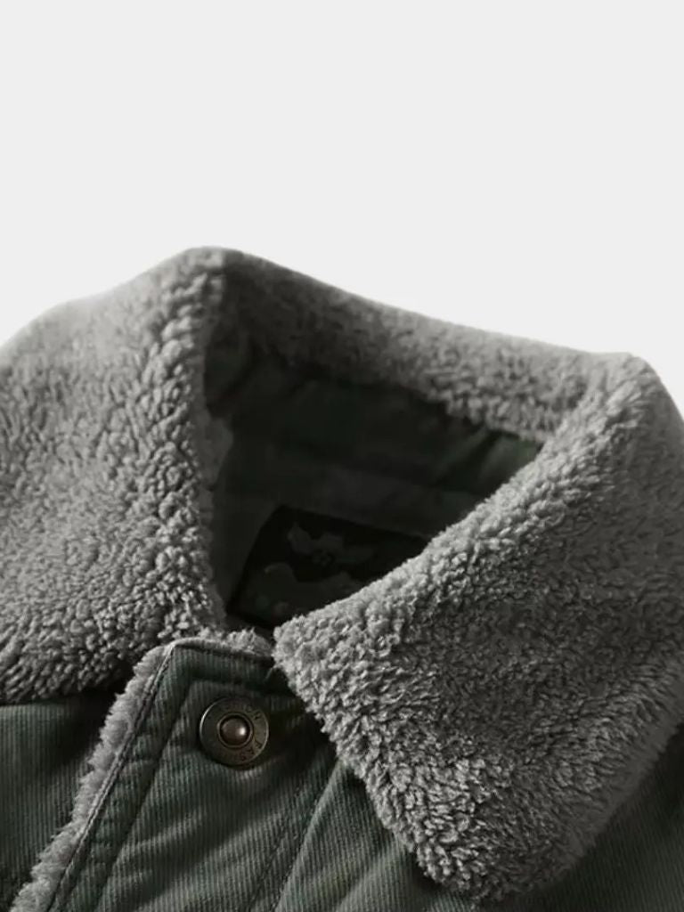 Retro Military Aviator Jacket - Leviana