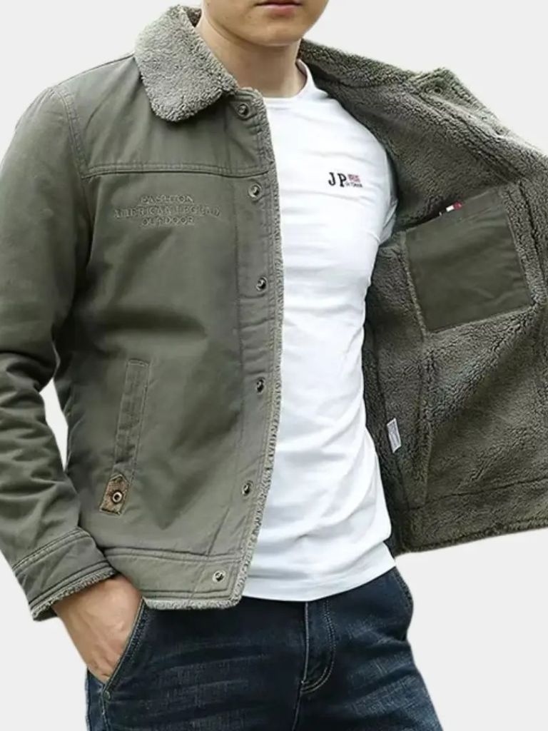 Retro Military Aviator Jacket - Leviana
