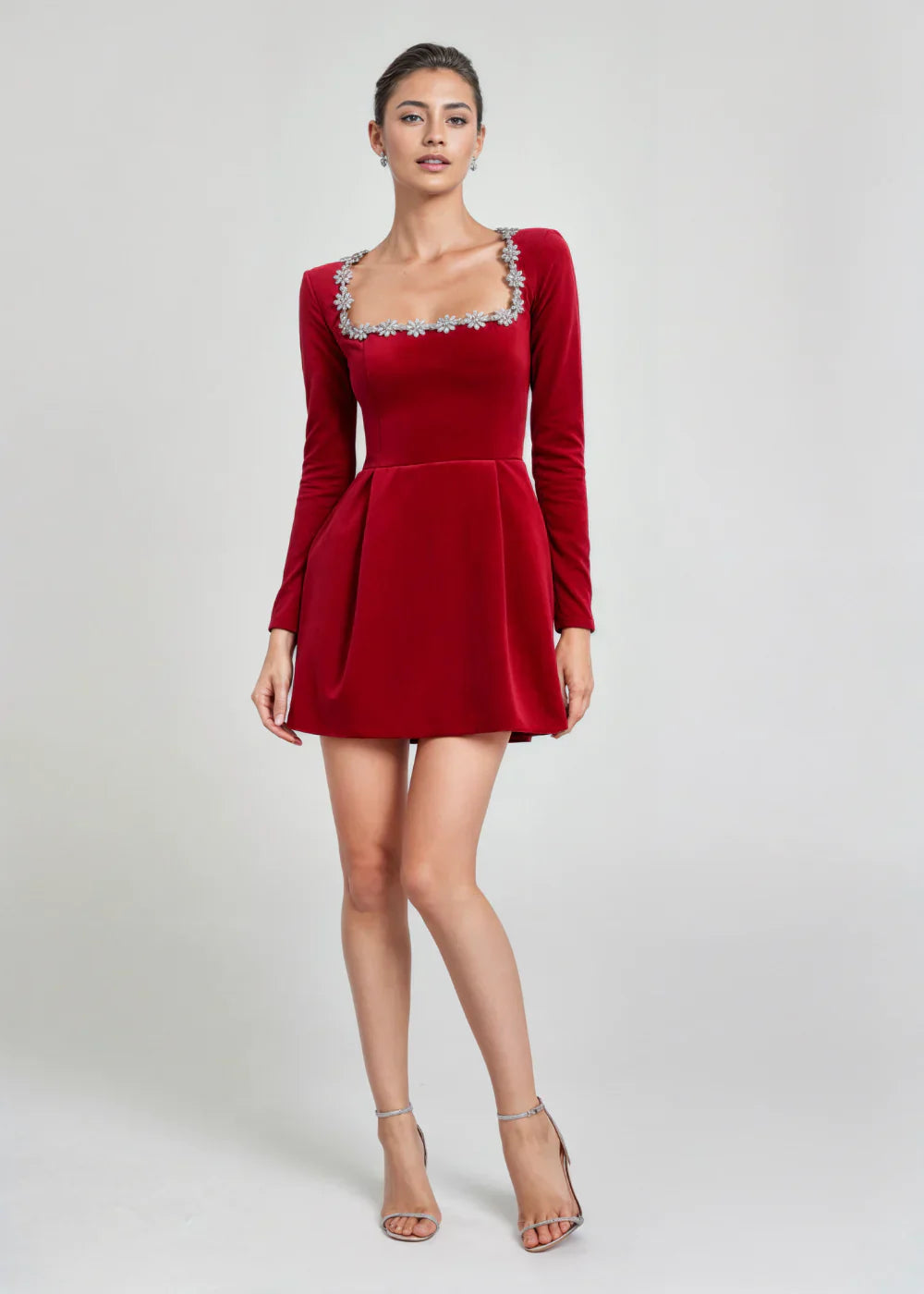 LEVIANA™ | Velvet Mini Dress