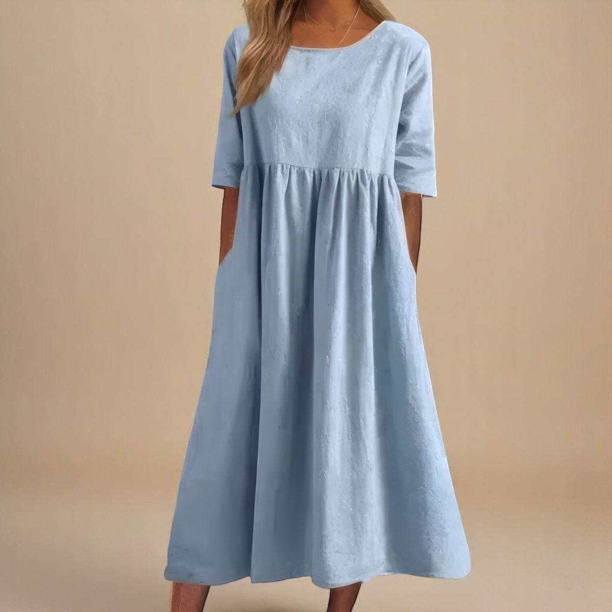 Leviana | Robe en Coton Flatteuse