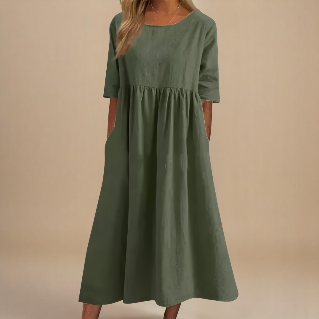 Leviana | Flattering Cotton Dress