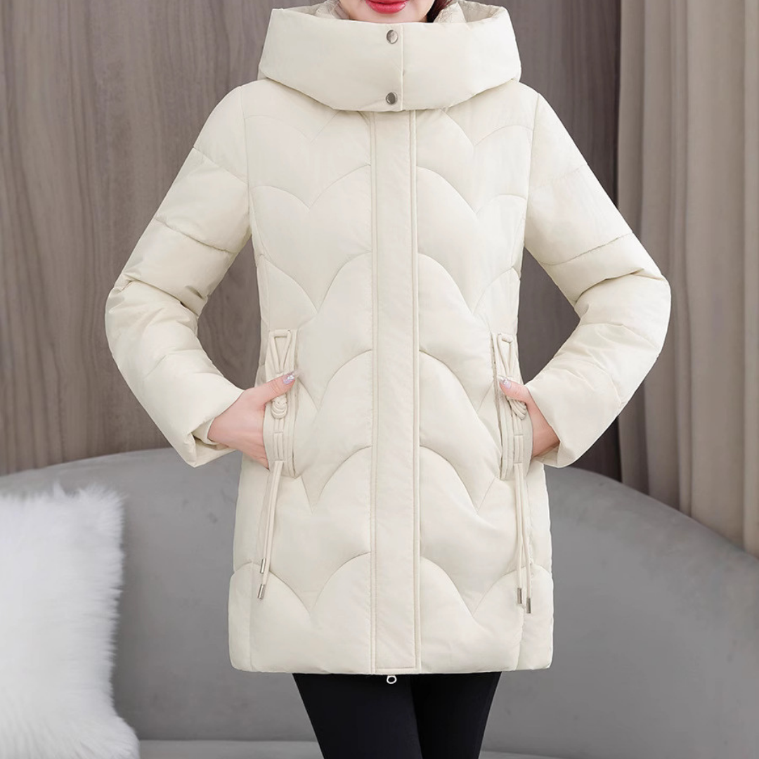 Elisa | High Collar Quilted Winter Jacket
