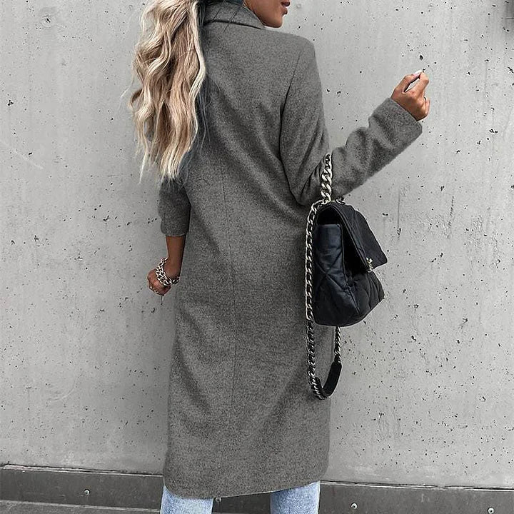 Leah - Classic Lapel Winter Coat