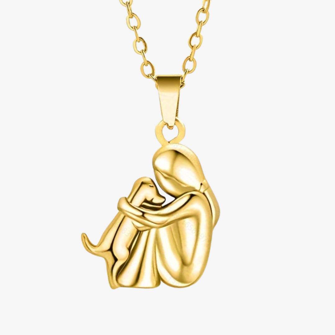 Elin - Collier avec pendentif en forme de chien