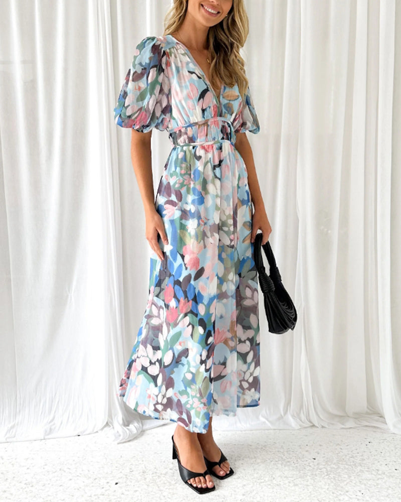 Leviana | Elegant Floral Dress