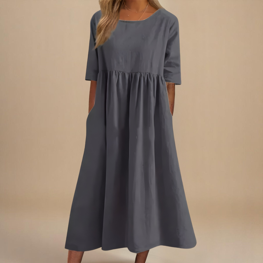 Leviana | Robe en Coton Flatteuse