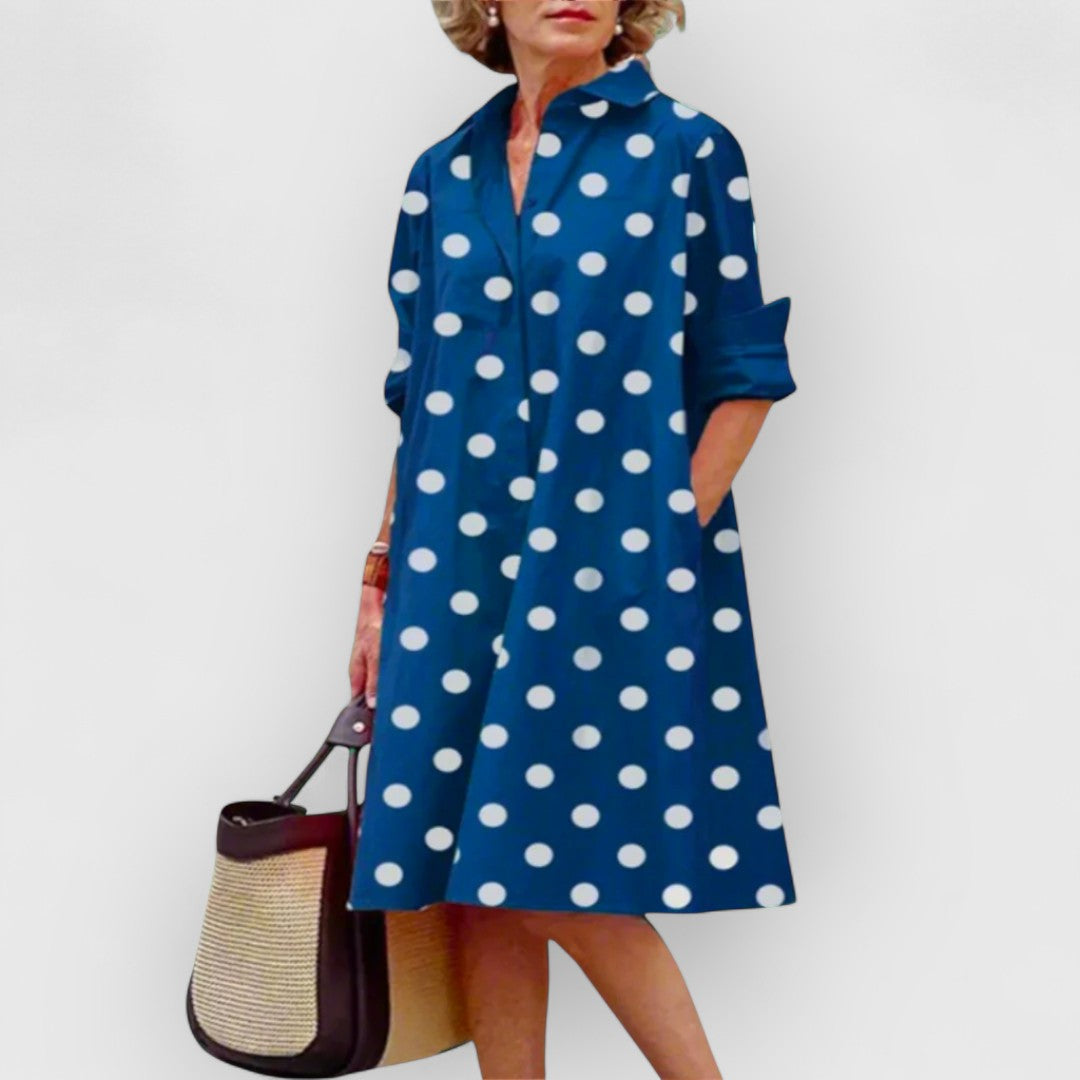 Emilia | Robe premium à pois