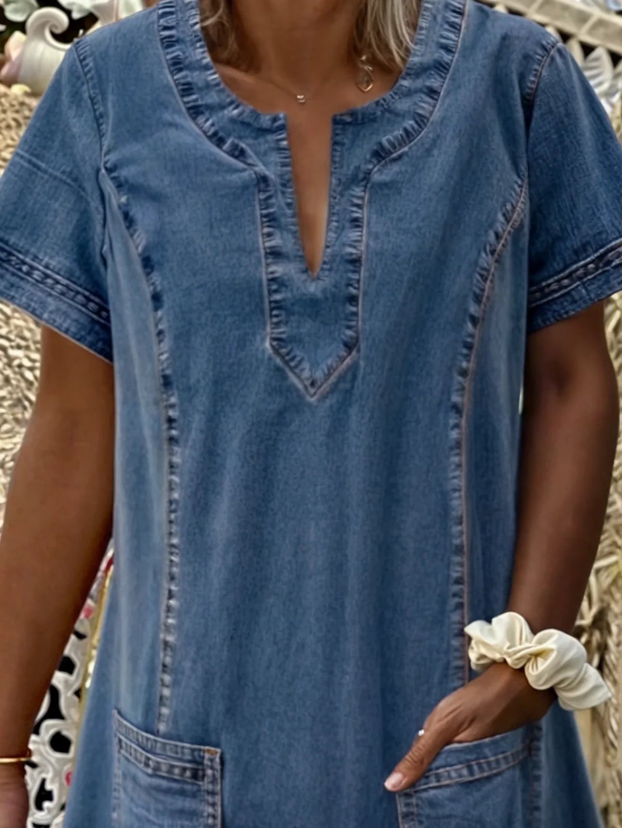 Juliette | Robe en Denim Douce