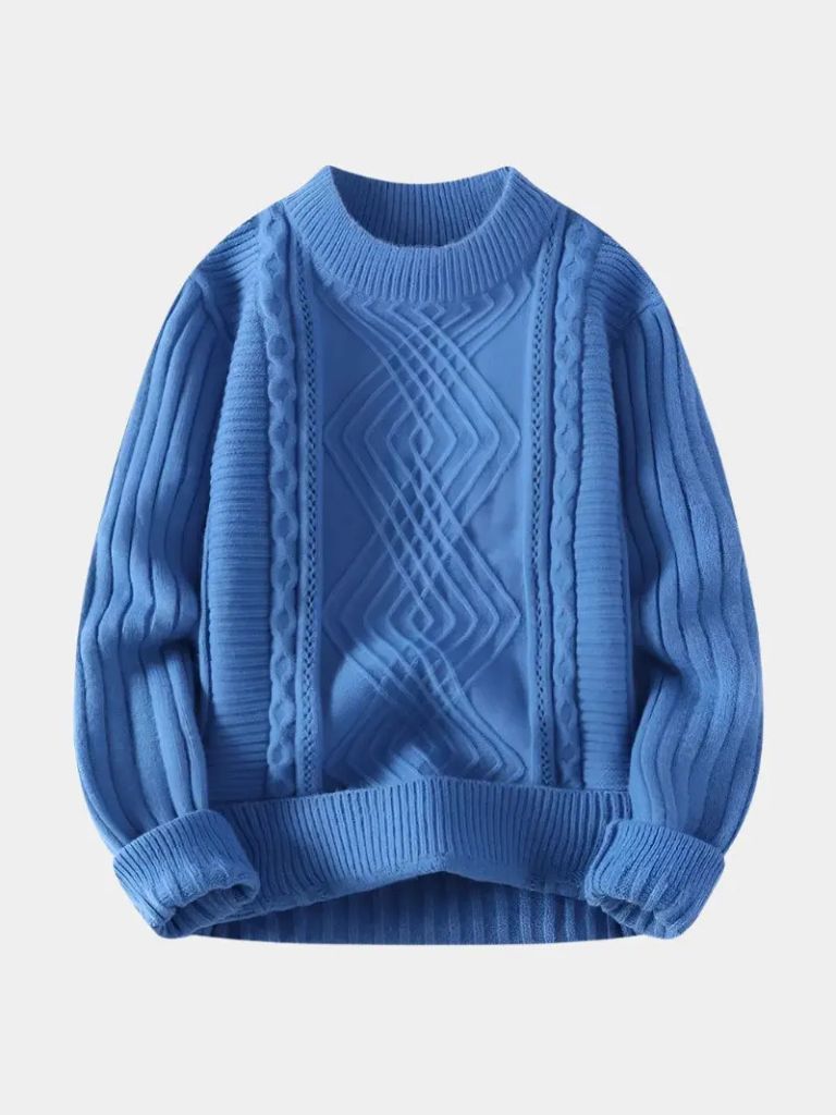 Textured Minimalist Sweater - Leviana