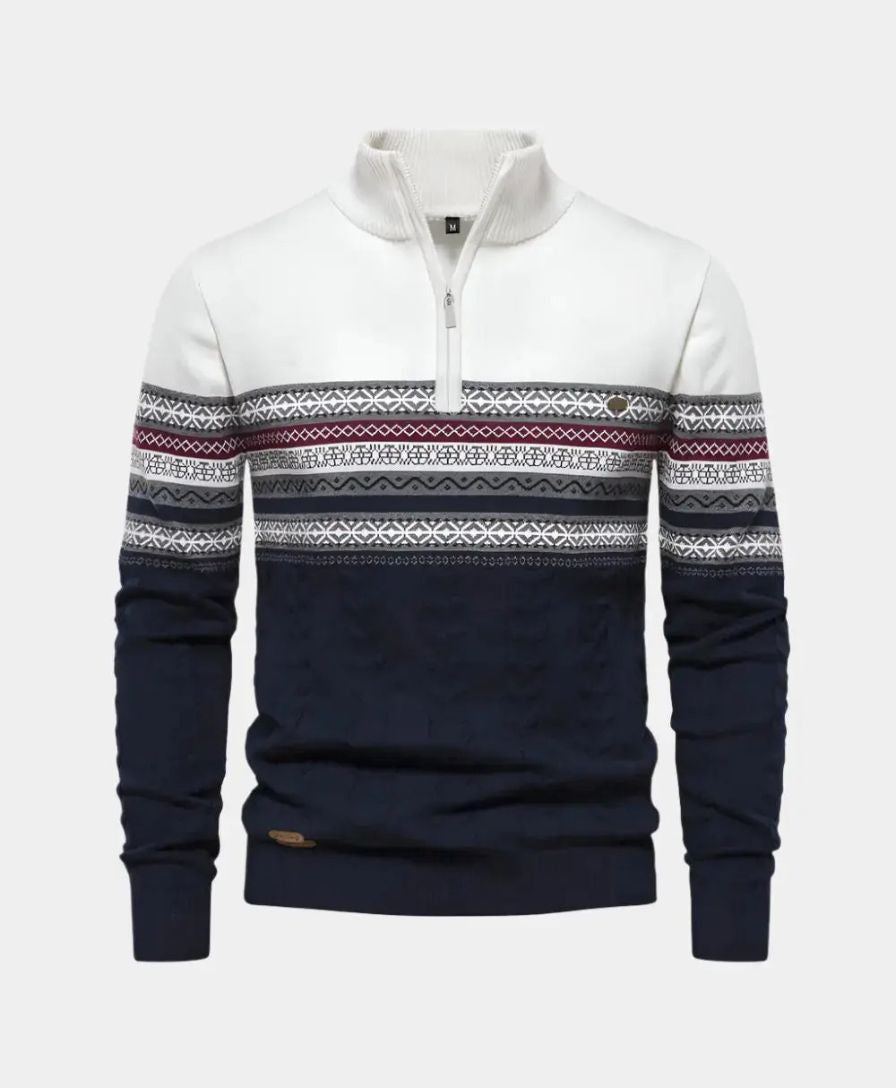 Polo Zip Sweater - Leviana