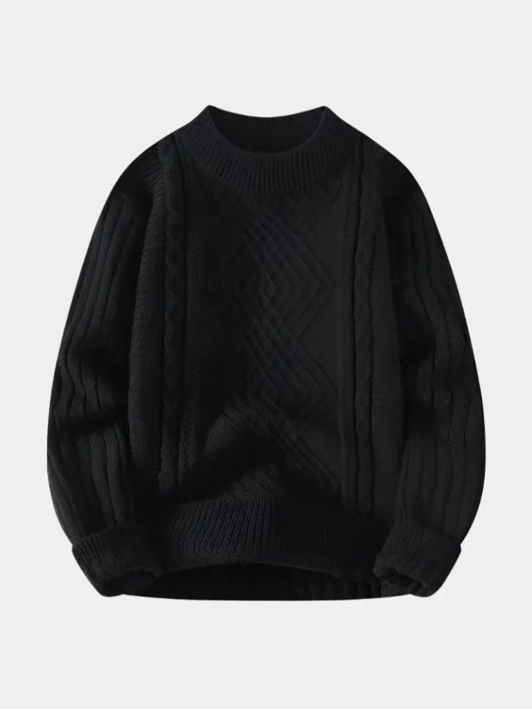 Textured Minimalist Sweater - Leviana