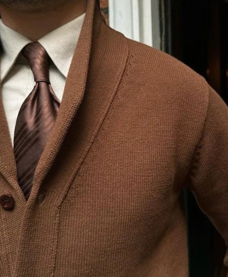 British Knitted Cardigan - Leviana