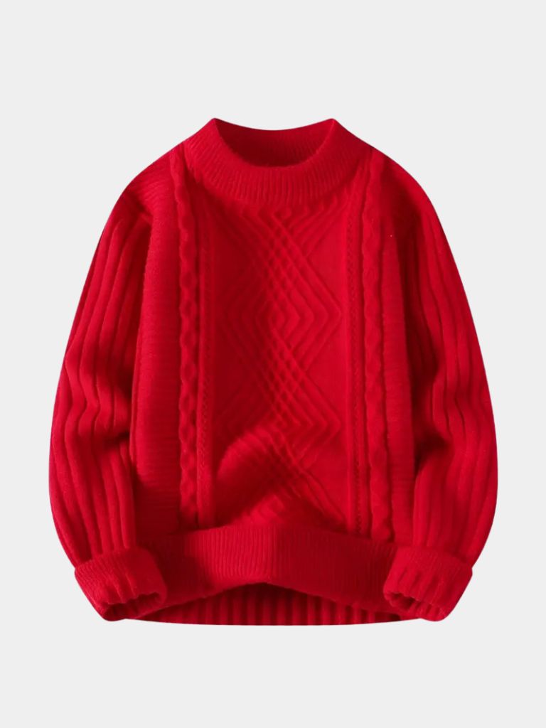 Textured Minimalist Sweater - Leviana