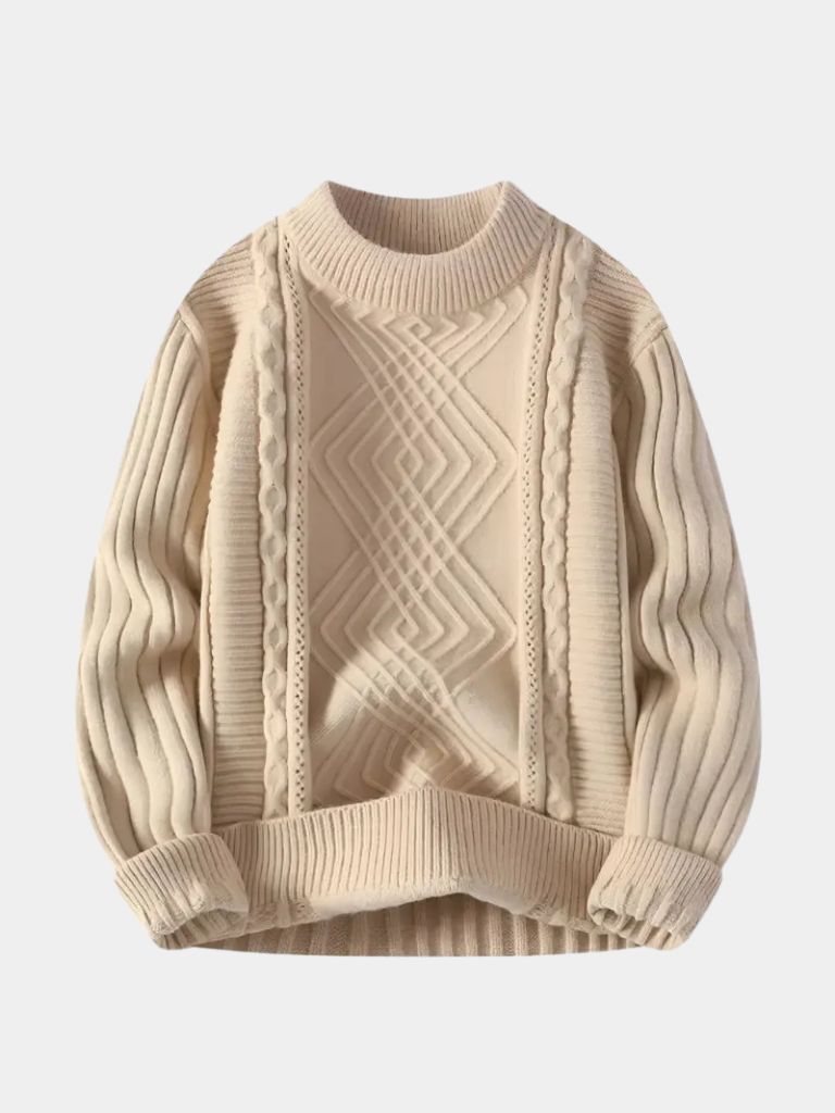 Textured Minimalist Sweater - Leviana