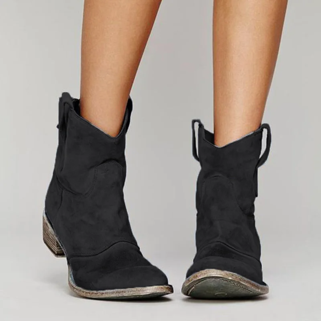 Carlotta | Stylish Suede Ankle Boots for a Trendy Vibe