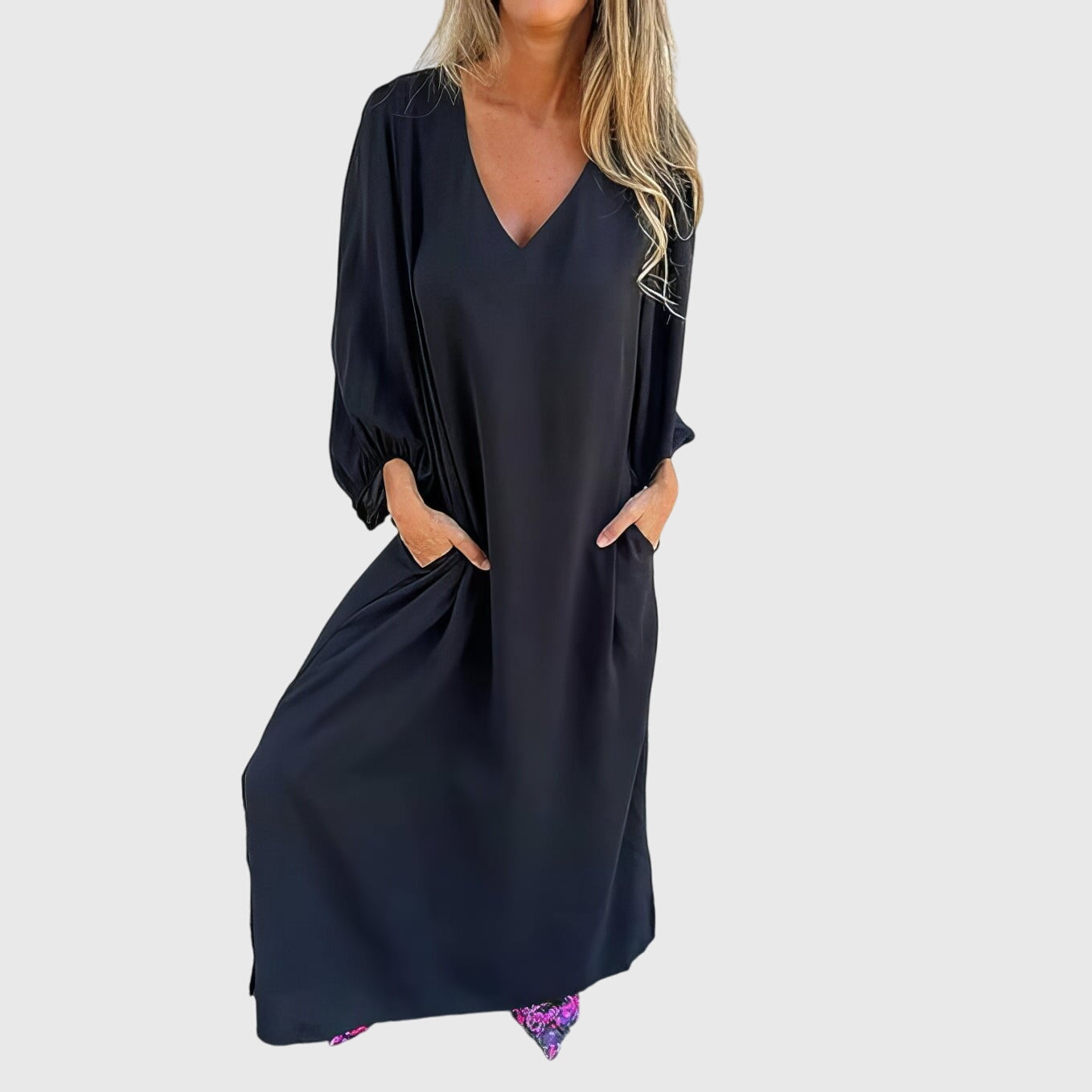 Carol™ - Bohemian Long Dress with Convenient Pockets