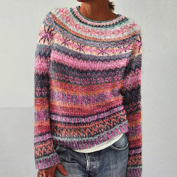 Amy | Pull islandais vintage