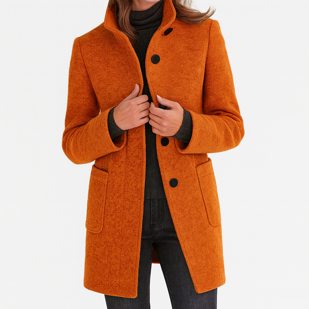 Leviana | Women's High Collar Coat