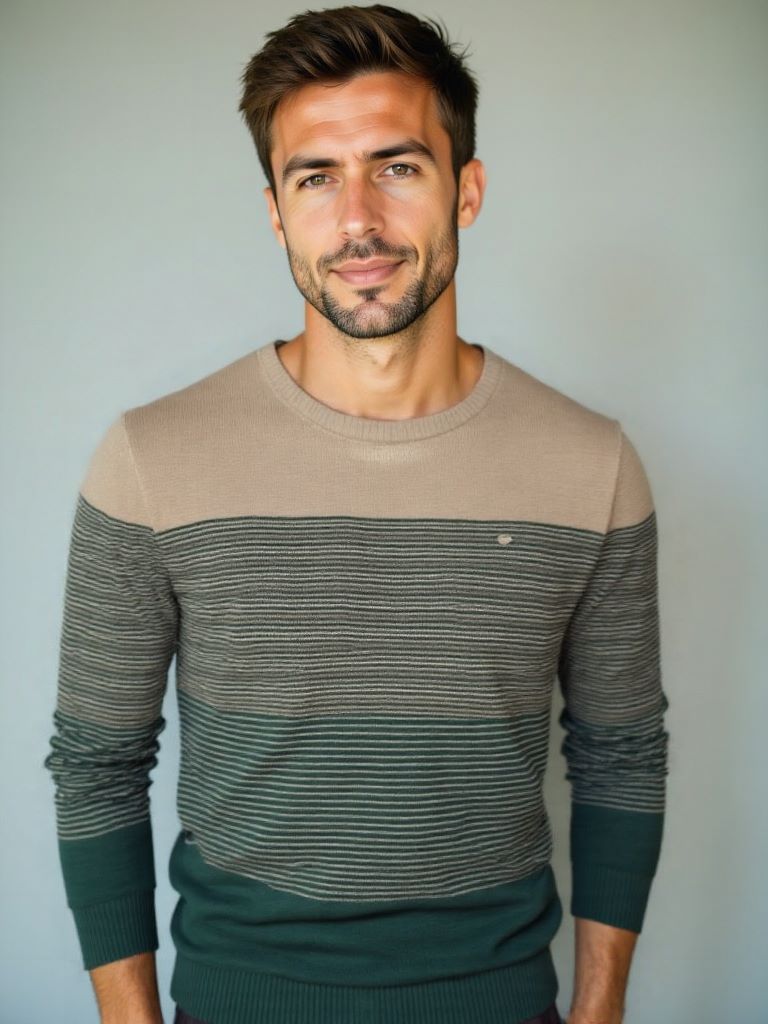 Round Neck Sweater - Leviana