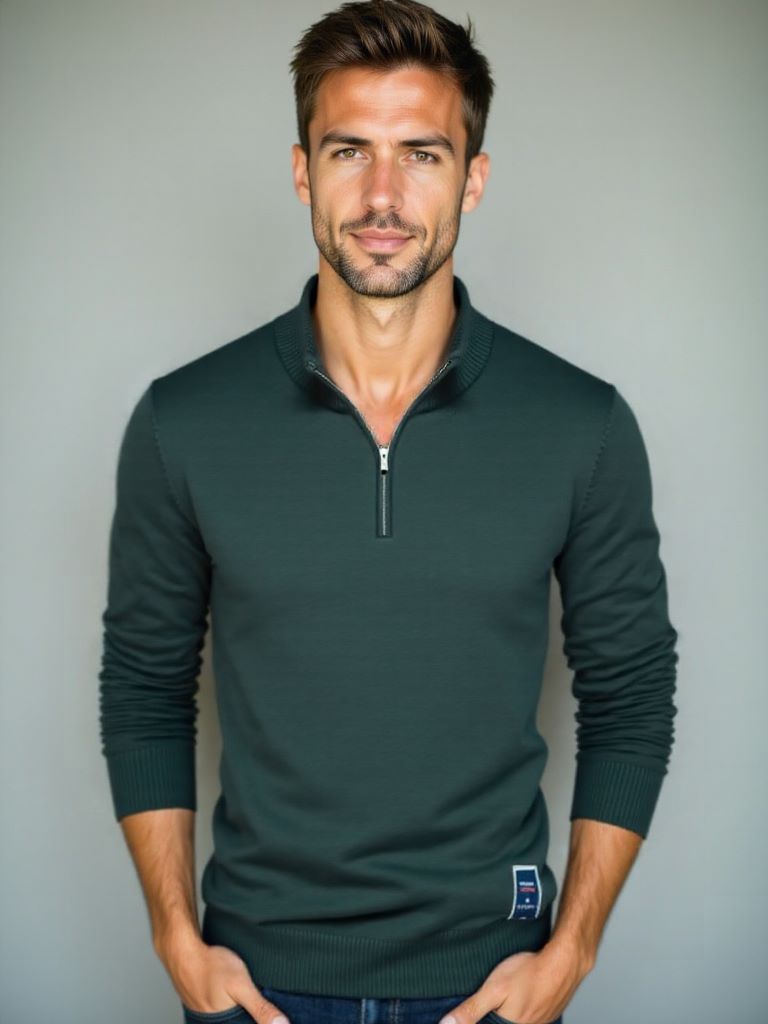 Important Zip Sweater - Leviana