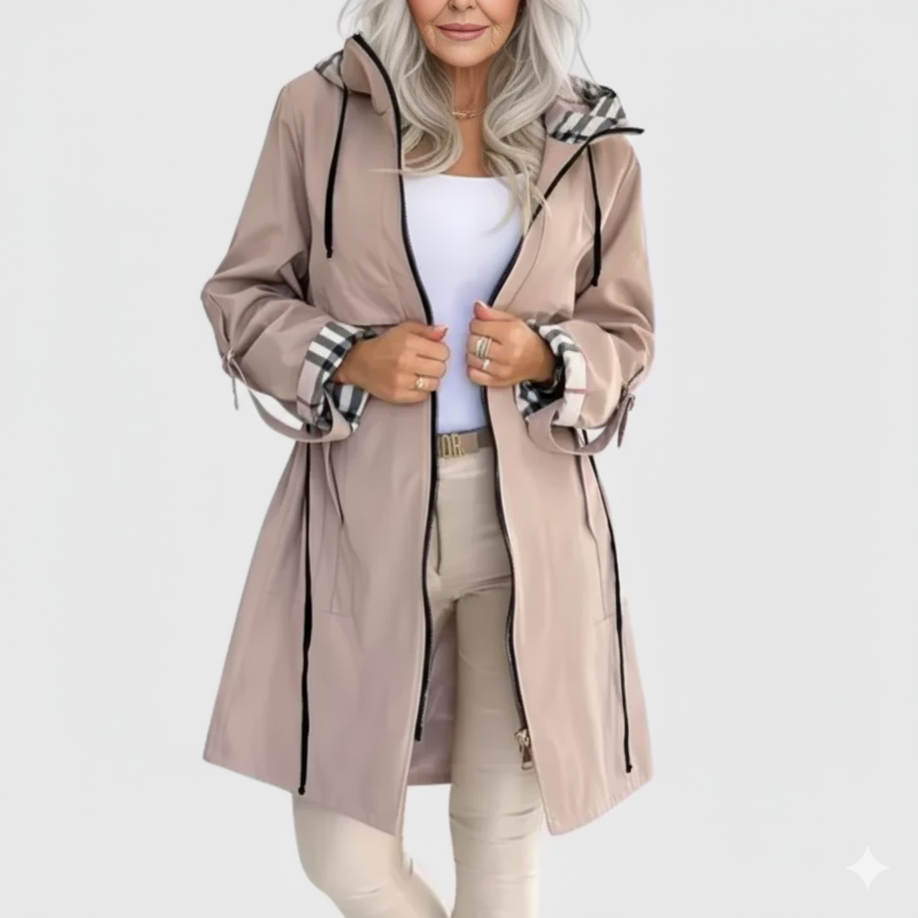 Aurélie | Manteau Femme avec Fermeture Frontale