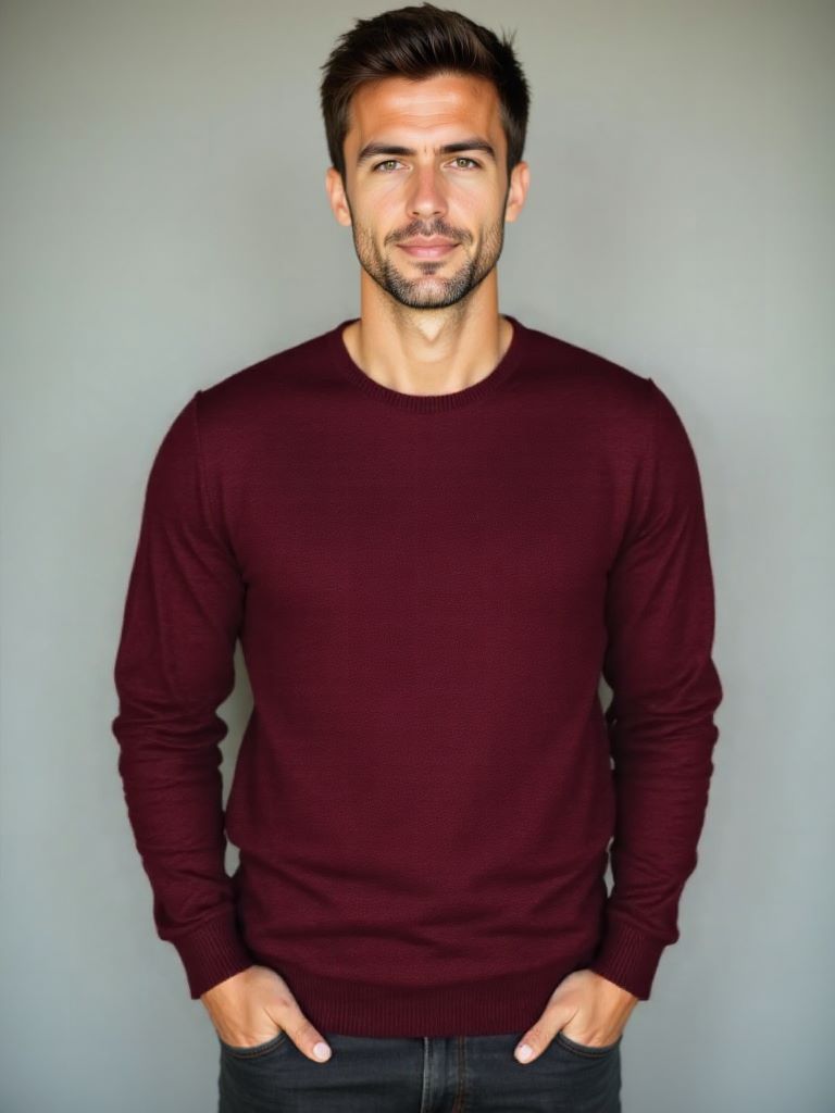Round Neck Sweater - Leviana