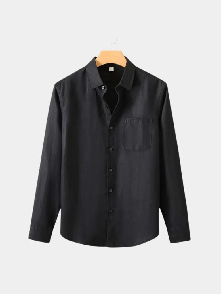 Leviana Essential Long Sleeve Silk Blouse