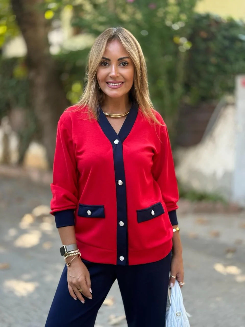 Madison Set – Button Cardigan & Relaxed Pants