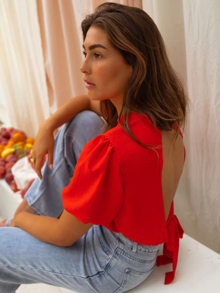 LORENA | LA BLOUSE CROPPED