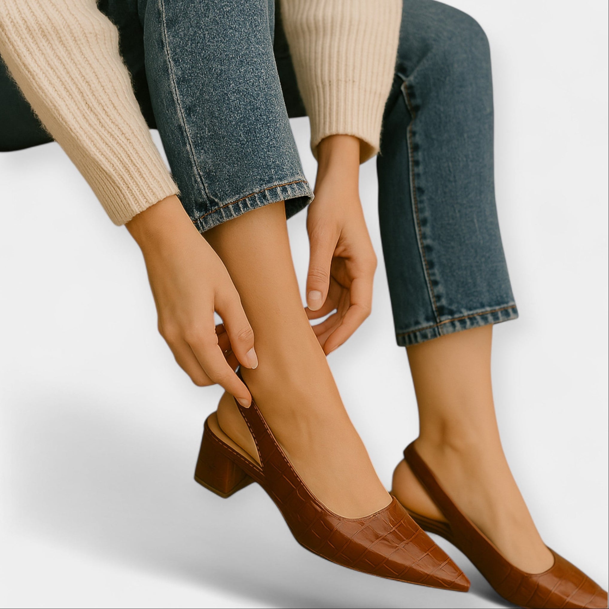 Escarpins avec Détails de Luxe