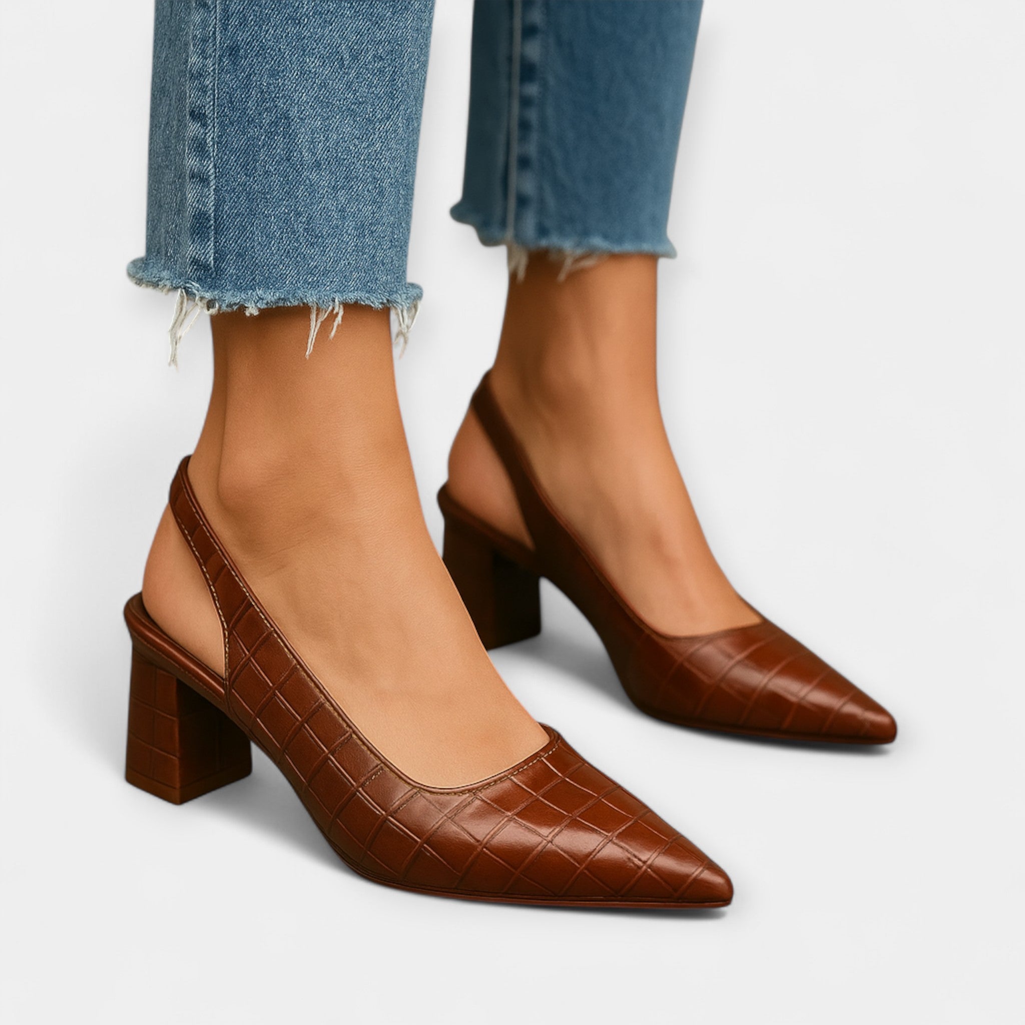 Escarpins avec Détails de Luxe