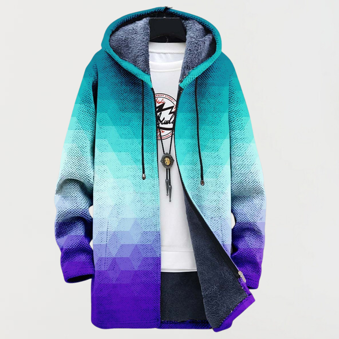 Alice - Manteau Hexagonal Dégradé