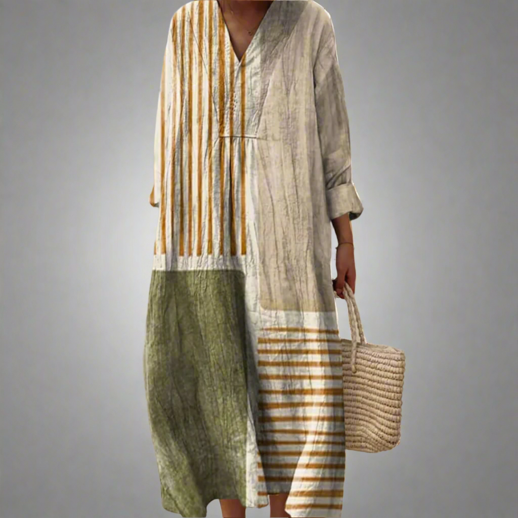 Dolores | Robe géométrique élégante