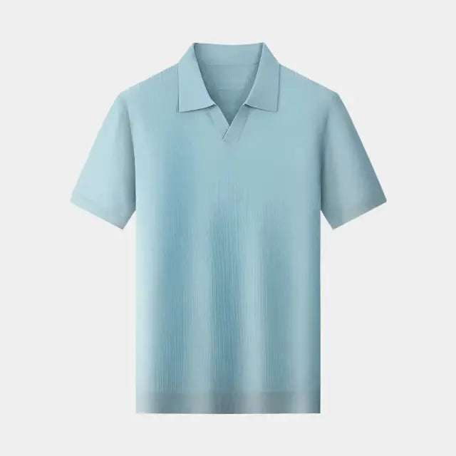 Short Sleeve Polo Without Buttons Daily - Leviana