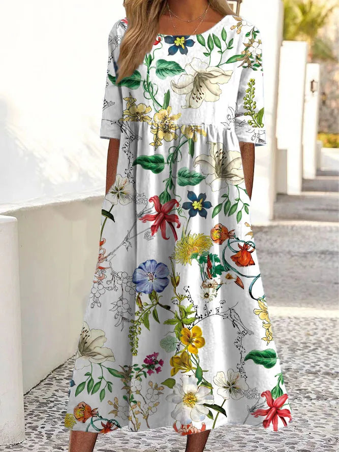 Leviana | Soft Floral Dress