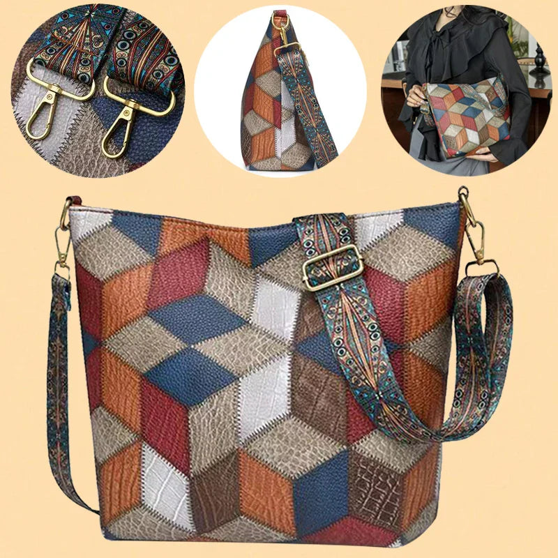 Leviana™ | Handbag in Mosaic Leather