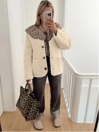 Lillia | La Veste en Fleece à Boutons