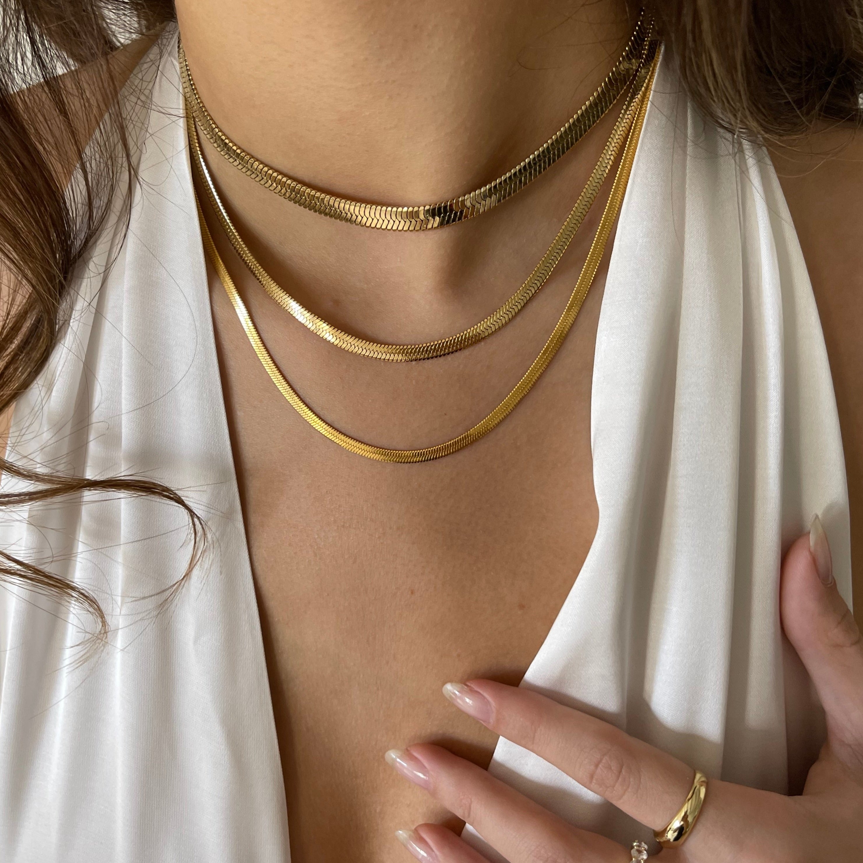 Collier Serpent Brillant