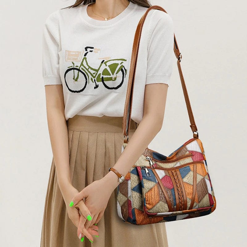 Leviana™ | Handbag in Mosaic Leather