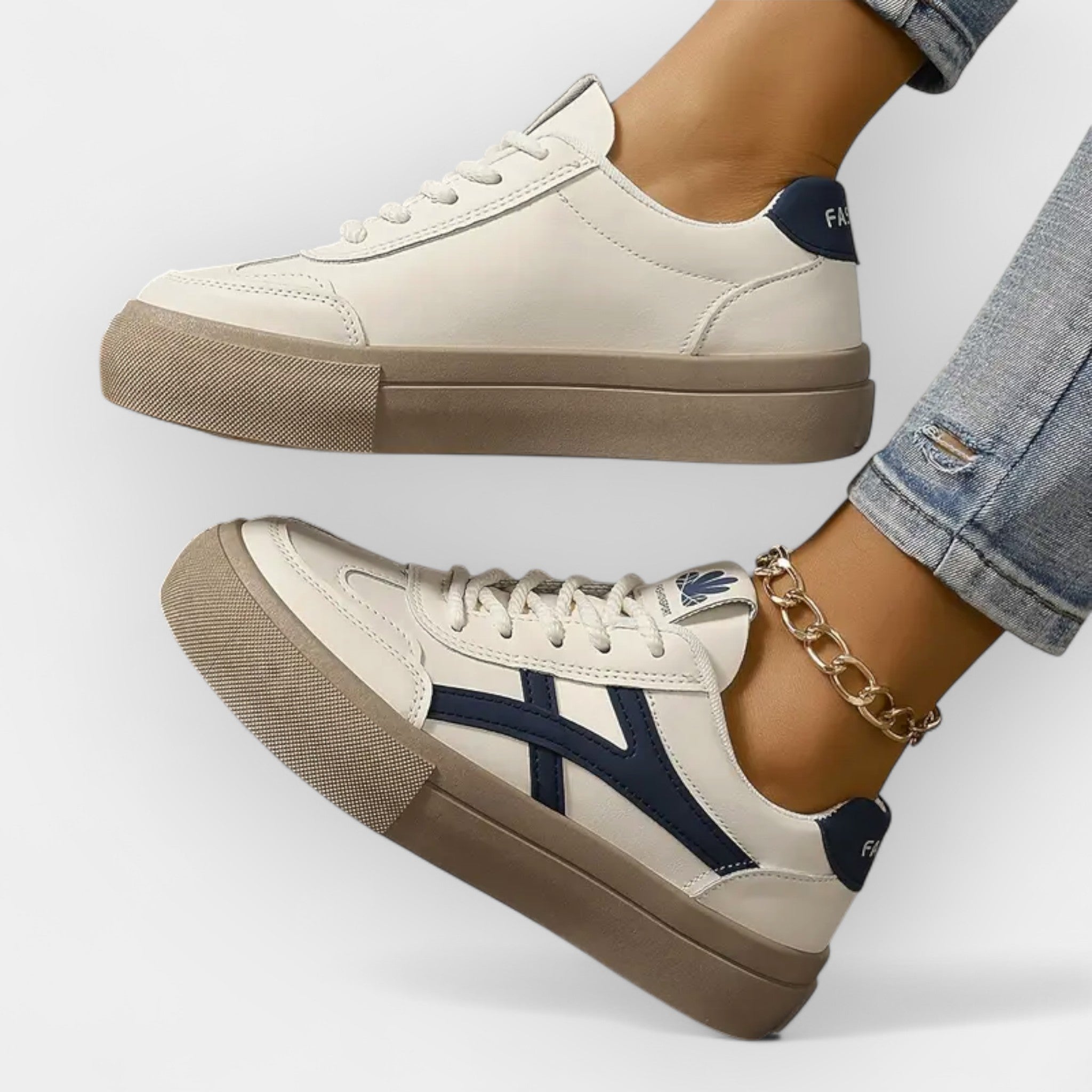 Baskets avec Plateforme Rétro