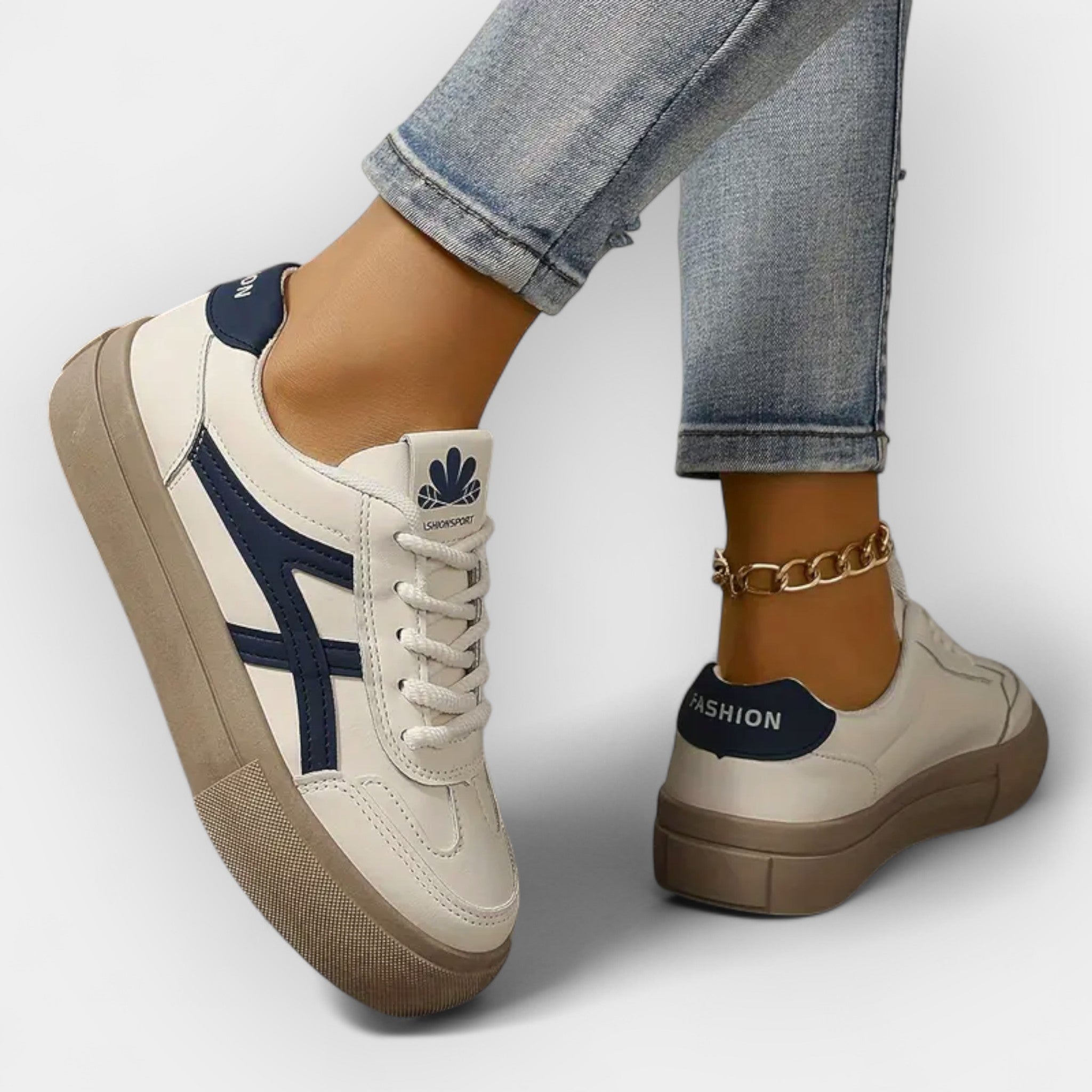 Baskets avec Plateforme Rétro