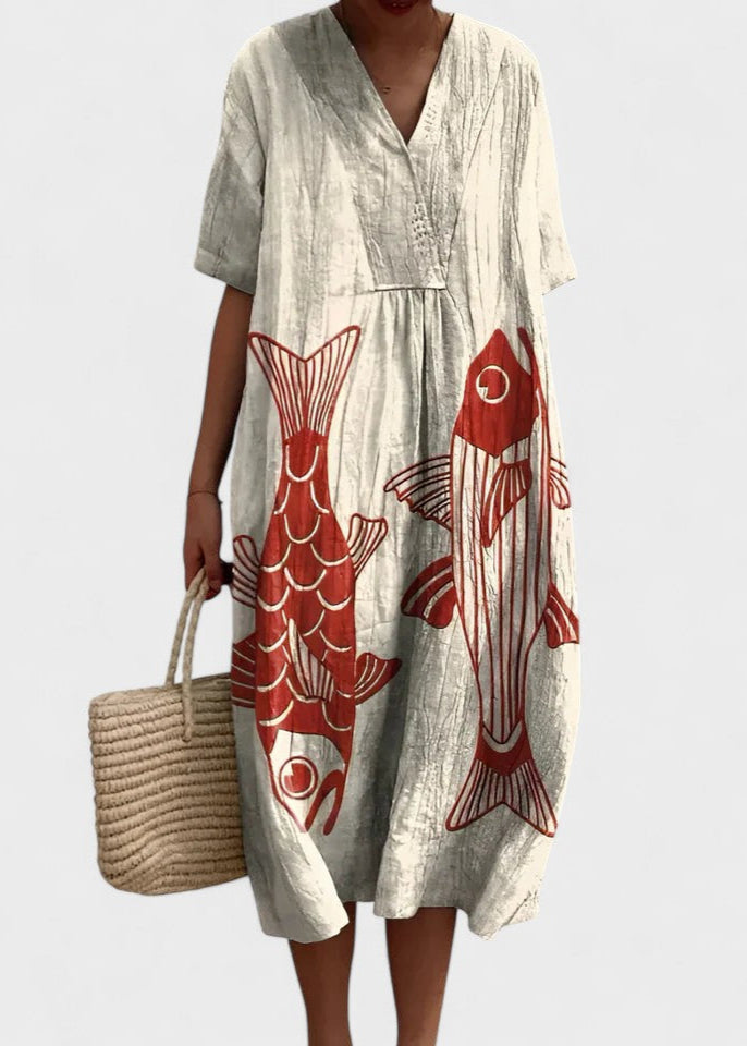 Leviana | Summer Patterned Dress