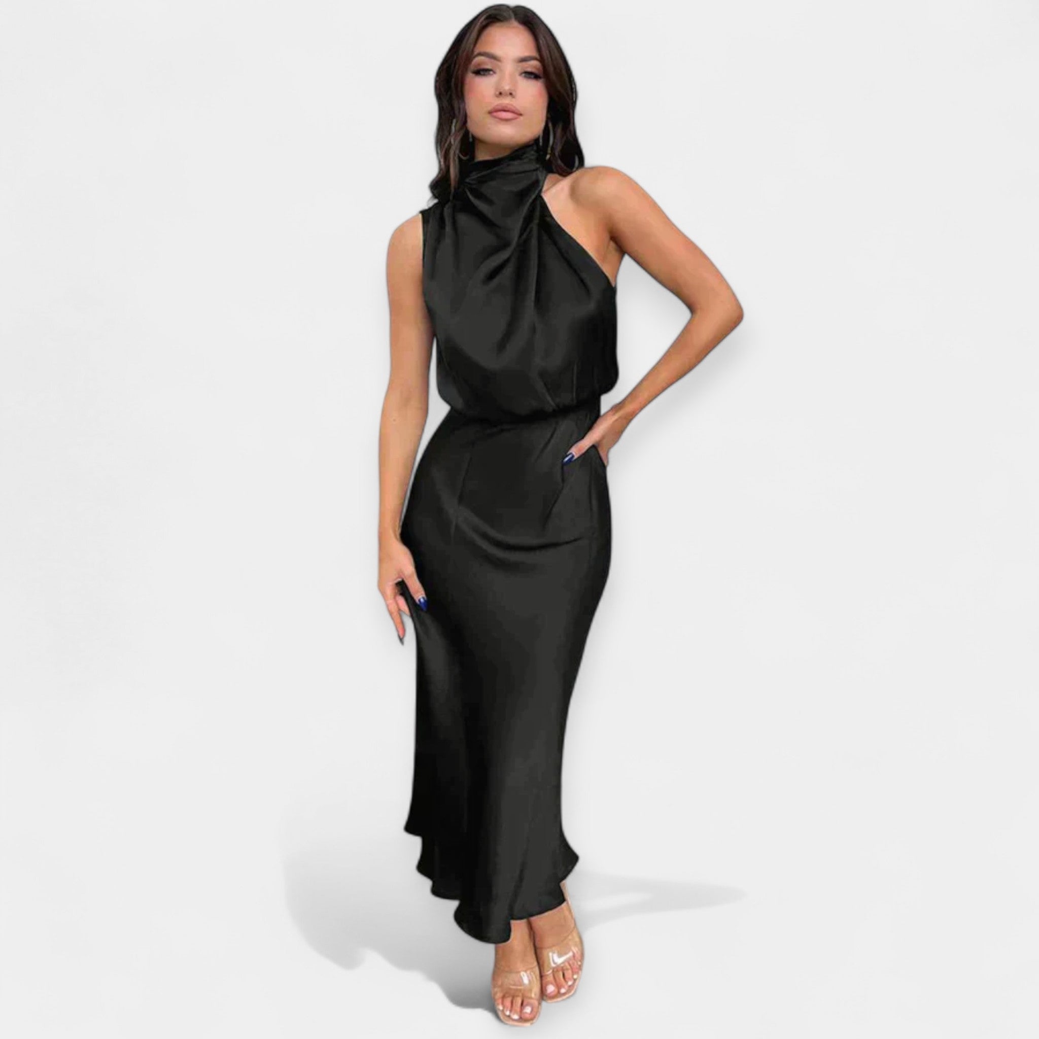Off-Shoulder Maxi Dress