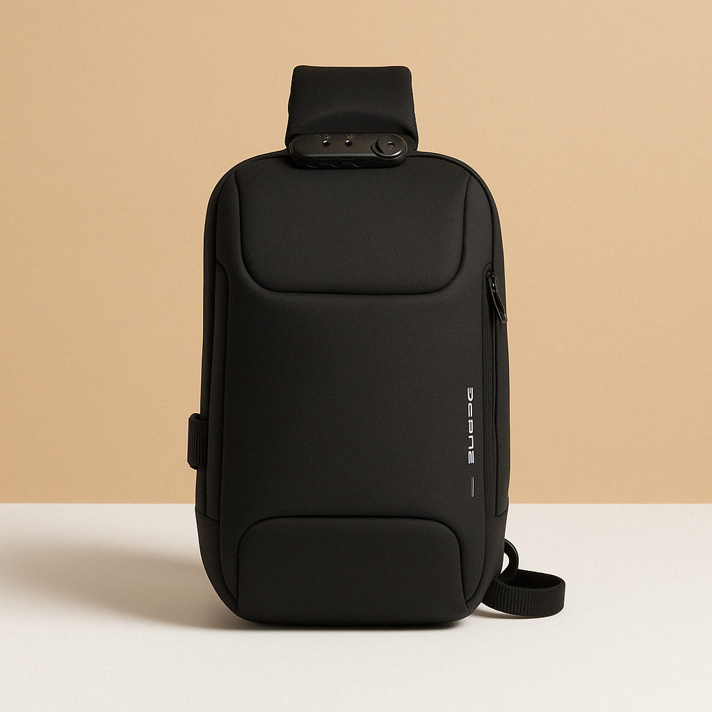 Anti-theft crossbody charging bag with RFID protection | Elodie