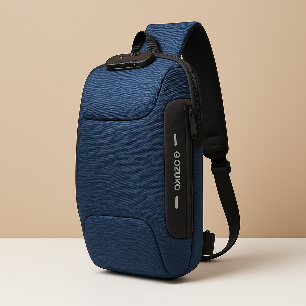 Anti-theft crossbody charging bag with RFID protection | Elodie
