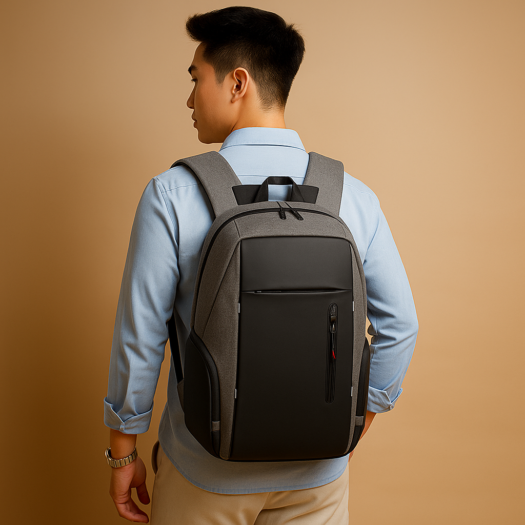 Anti-theft laptop backpack with USB charging | Logan