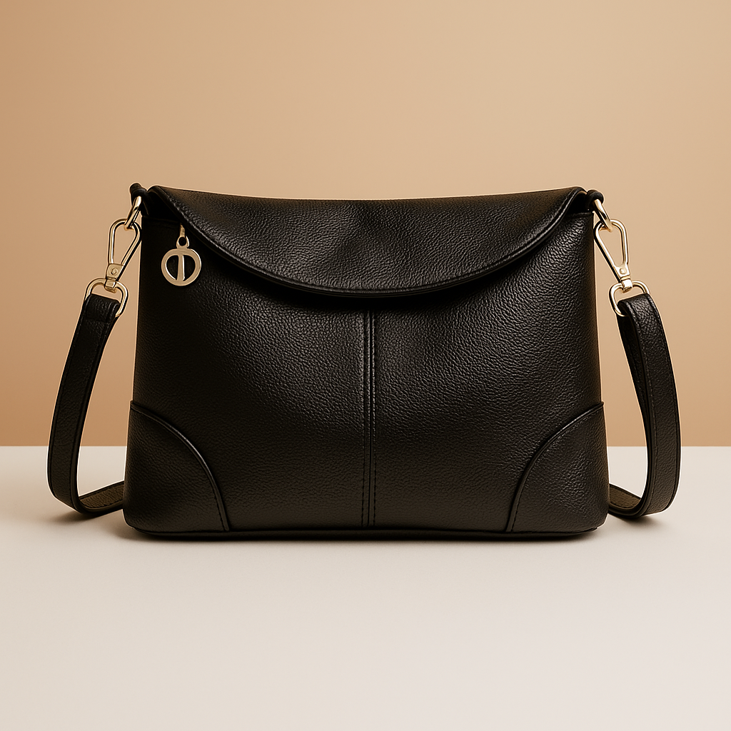 Anti-theft vegan leather crossbody bag | Amelia